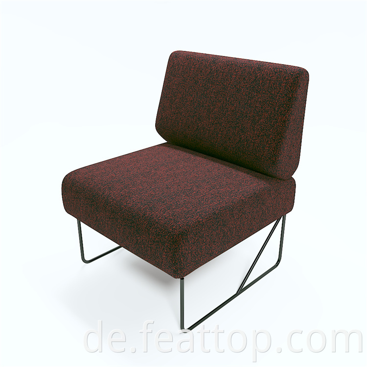 Nordische Feste Farbe Einfacher Design Lounge Sofa Stuhl Dirtsistent lebende Lebendosie Sofa Stuhl